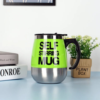 &quot;Electric Self Stirring Mug – Stainless Steel Automatic Coffee Mixer&quot;