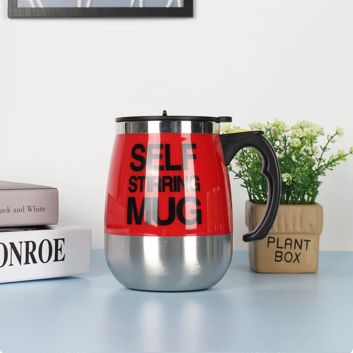 &quot;Electric Self Stirring Mug – Stainless Steel Automatic Coffee Mixer&quot;