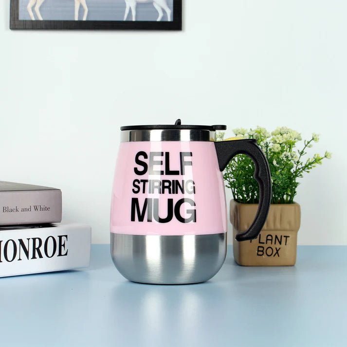 &quot;Electric Self Stirring Mug – Stainless Steel Automatic Coffee Mixer&quot;